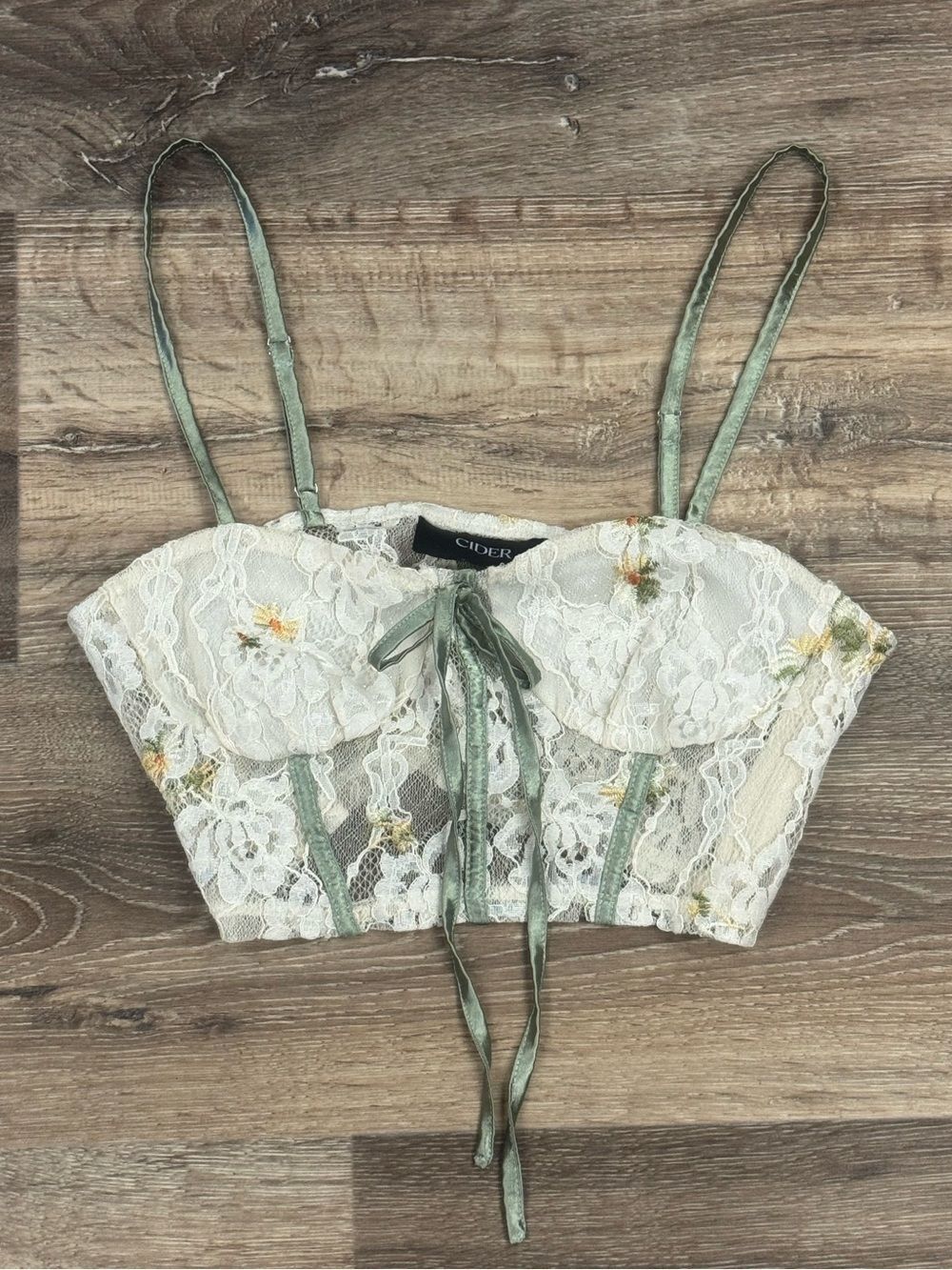 Cider Lace Floral Tank Top Women’s Small